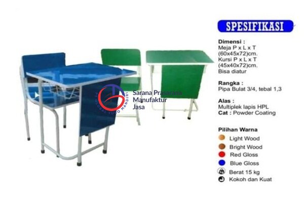 meja kursi siswa modern